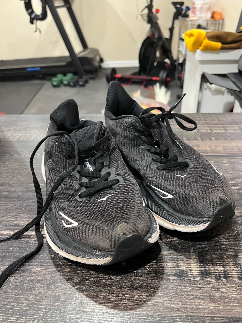 Hoka Men's Black Athletic Running Shoes